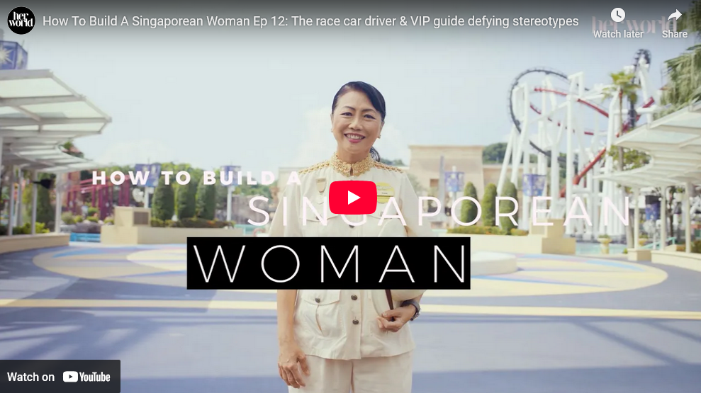 How a race car driver and a VIP tour guide who refuses to retire are breaking stereotypes in SG How a race car driver and a VIP tour guide who refuses to retire are breaking stereotypes in SG