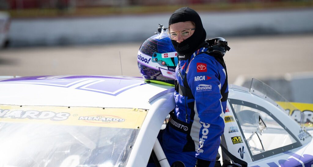 Isabella Robusto revels in the confidence boost associated with her ARCA Menards Series Rookie of the Year award